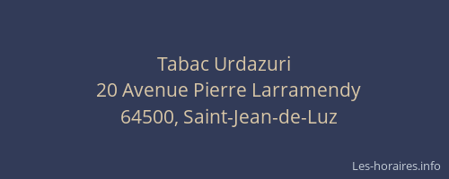 Tabac Urdazuri