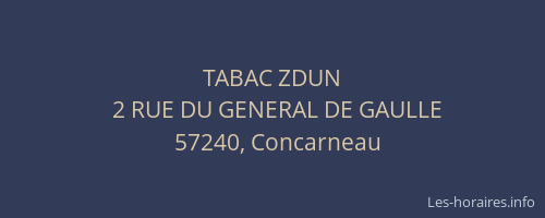 TABAC ZDUN