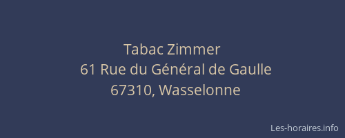 Tabac Zimmer