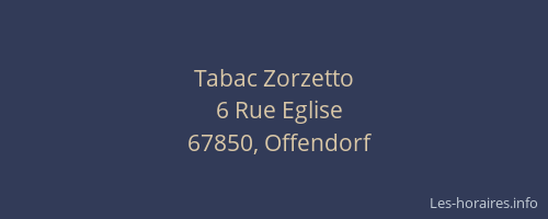 Tabac Zorzetto
