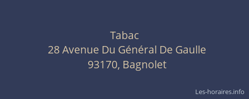 Tabac