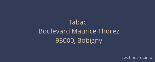 Tabac