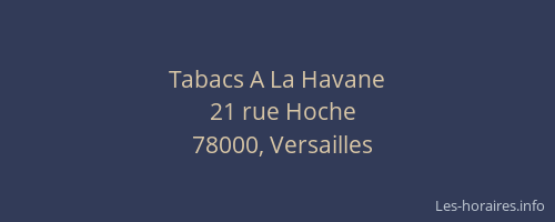 Tabacs A La Havane