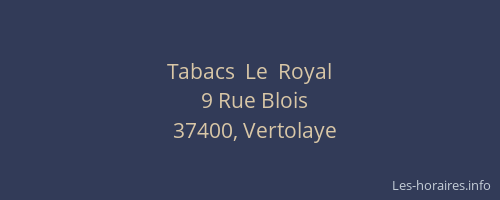 Tabacs  Le  Royal