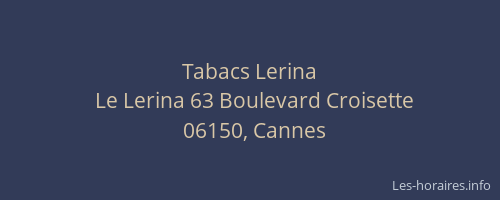 Tabacs Lerina