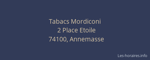 Tabacs Mordiconi