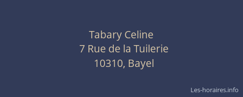 Tabary Celine