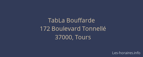 TabLa Bouffarde