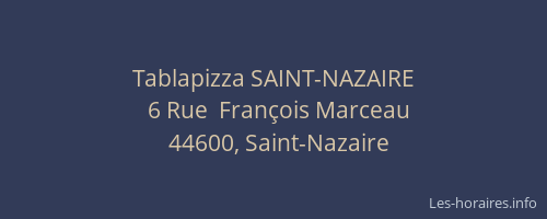Tablapizza SAINT-NAZAIRE