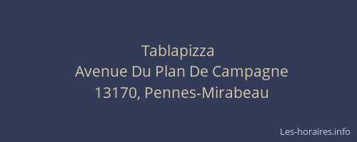 Tablapizza