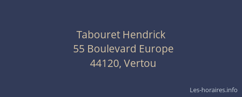 Tabouret Hendrick