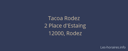Tacoa Rodez