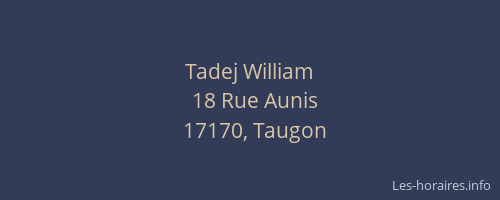 Tadej William