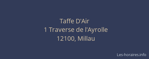 Taffe D'Air