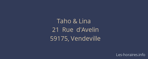 Taho & Lina