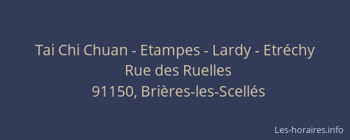 Tai Chi Chuan - Etampes - Lardy - Etréchy