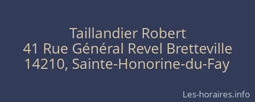 Taillandier Robert