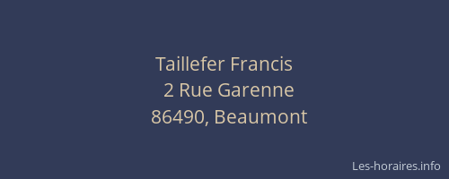 Taillefer Francis