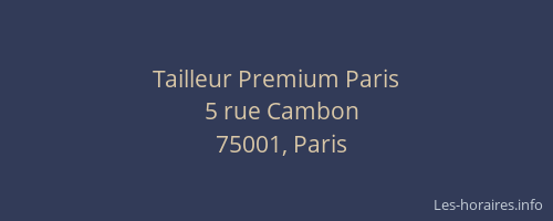 Tailleur Premium Paris