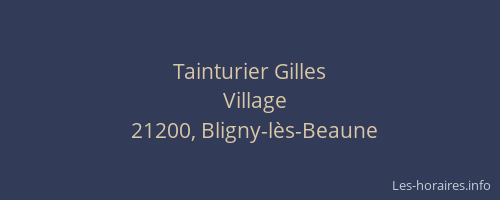 Tainturier Gilles