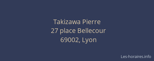 Takizawa Pierre