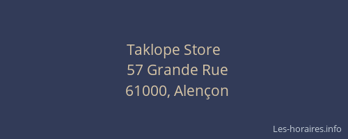 Taklope Store