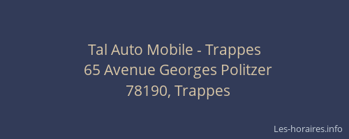 Tal Auto Mobile - Trappes