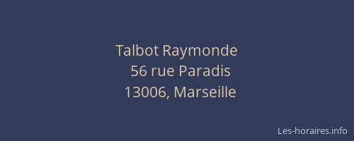Talbot Raymonde