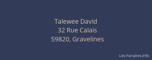 Talewee David
