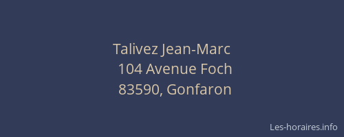 Talivez Jean-Marc