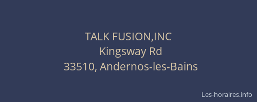TALK FUSION,INC