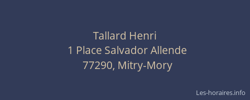 Tallard Henri