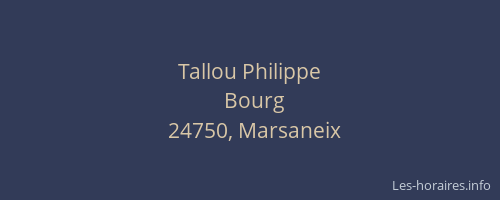 Tallou Philippe