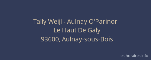Tally Weijl - Aulnay O'Parinor