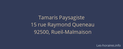 Tamaris Paysagiste