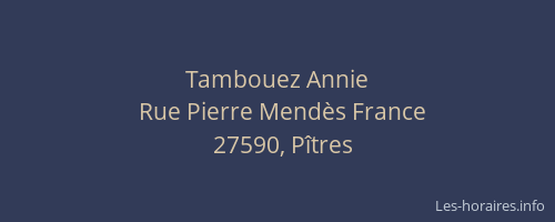 Tambouez Annie