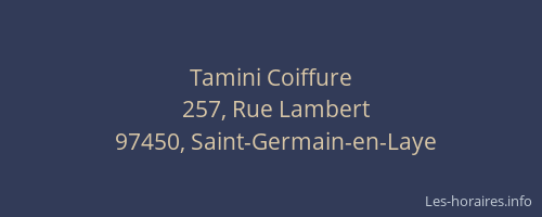 Tamini Coiffure