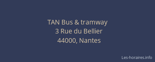TAN Bus & tramway