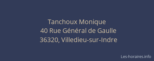 Tanchoux Monique