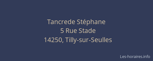Tancrede Stéphane