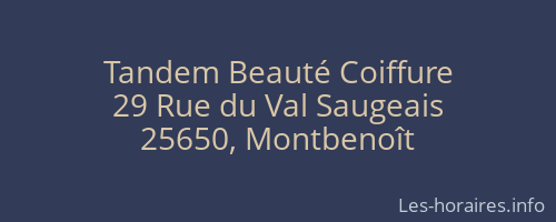Tandem Beauté Coiffure
