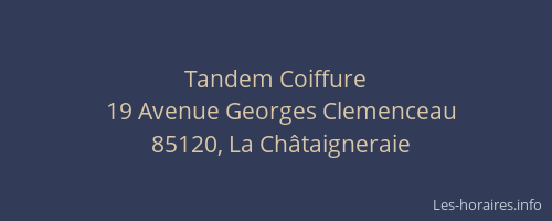 Tandem Coiffure