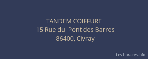 TANDEM COIFFURE
