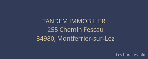 TANDEM IMMOBILIER