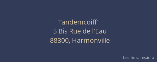 Tandemcoiff'