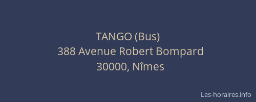 TANGO (Bus)