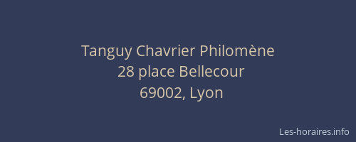 Tanguy Chavrier Philomène