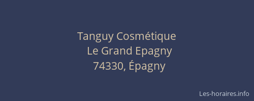 Tanguy Cosm&eacute;tique