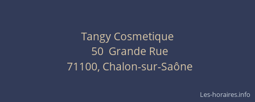 Tangy Cosmetique
