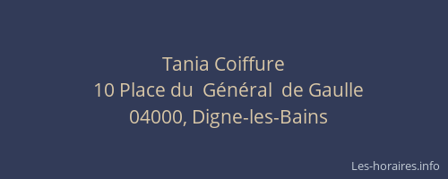 Tania Coiffure